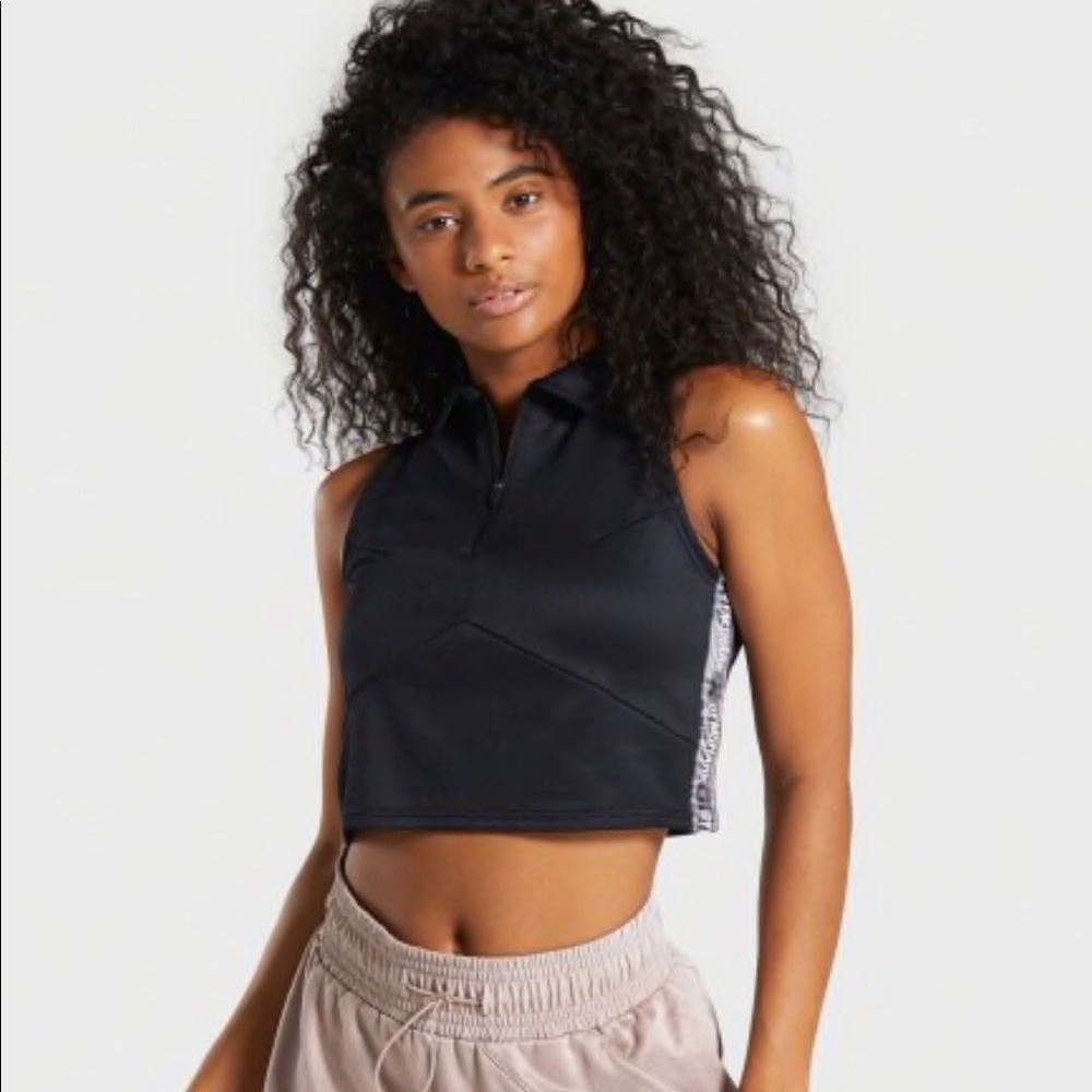 Gymshark Revival Zip Up Crop Top